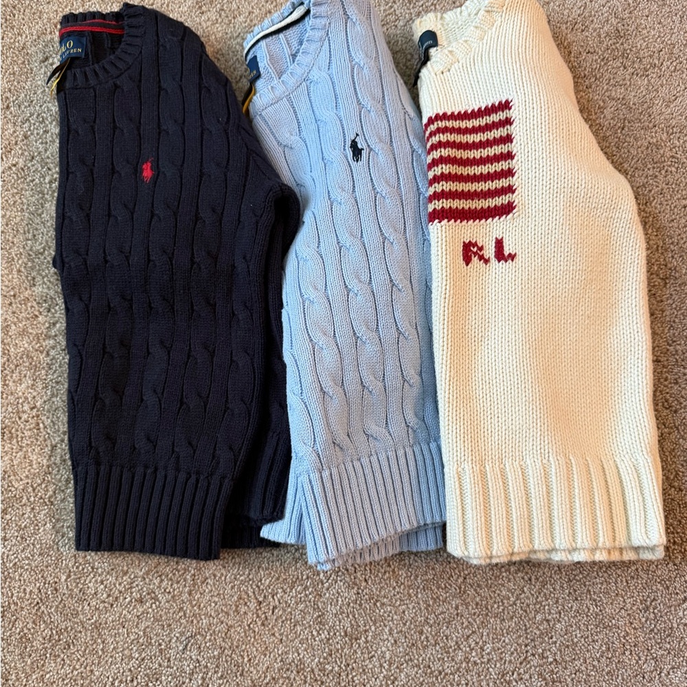 Boys Ralph Lauren Xmas sweaters 5
